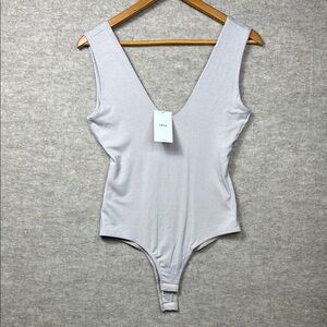 LILYFUL taupe Fitted Bodysuit Giselle double layered size medium m